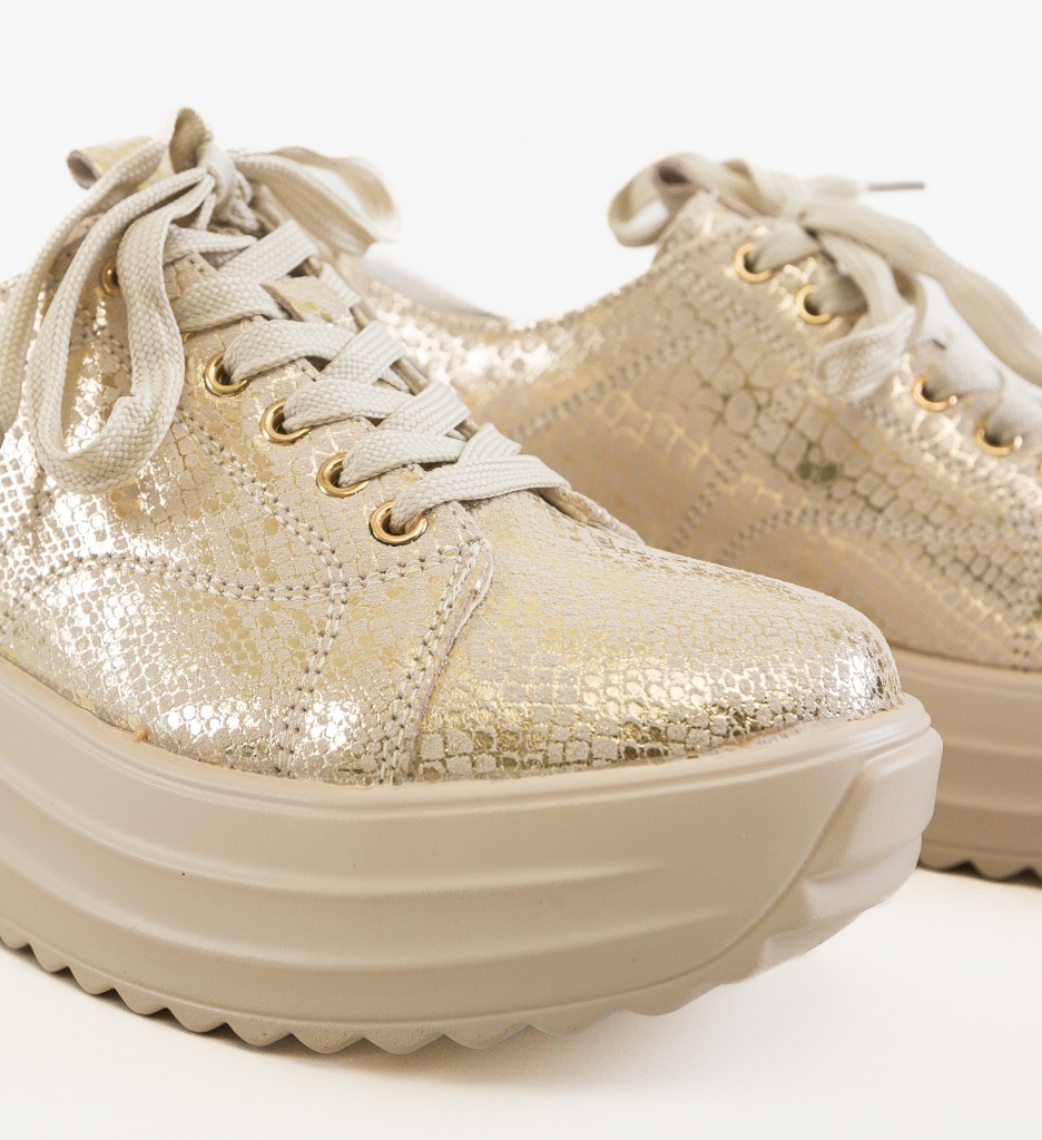 Pantofi Casual Myhos Bej - 3 | YEO