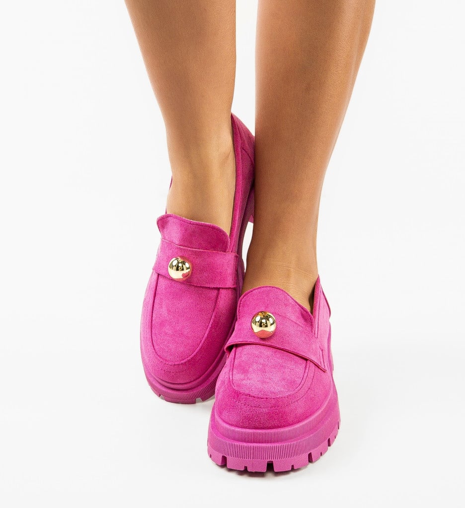 Pantofi Casual Nieve Fuchsia - 3 | YEO