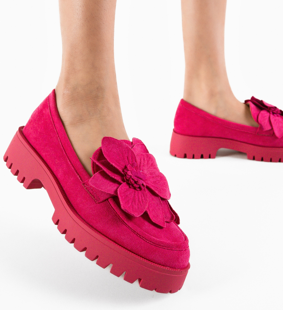 Pantofi Casual Onyeka Fuchsia - 2 | YEO