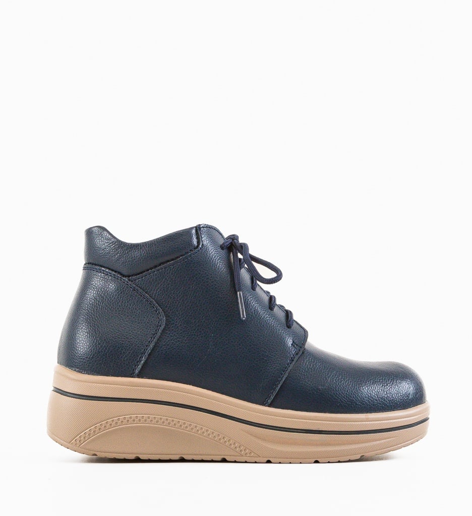 Pantofi Casual Palerma Bleumarin - 4 | YEO