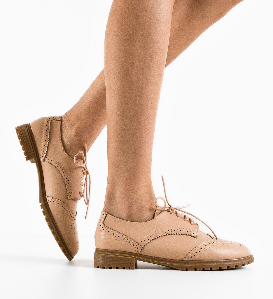 Pantofi Casual Radha Nude - 1 | YEO