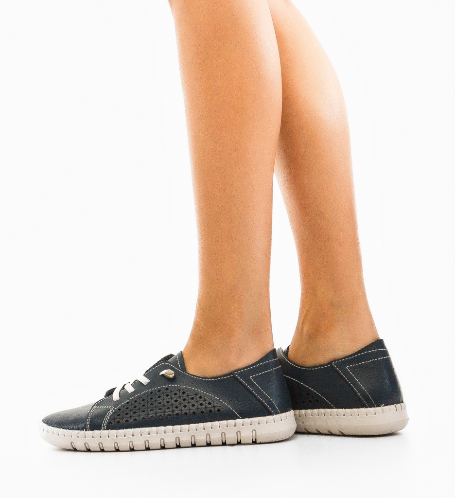 Pantofi Casual Rahima Bleumarin - 2 | YEO