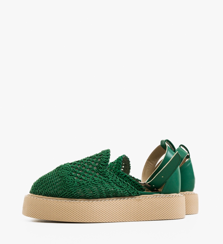 Pantofi Casual Rauros Verzi - 4 | YEO