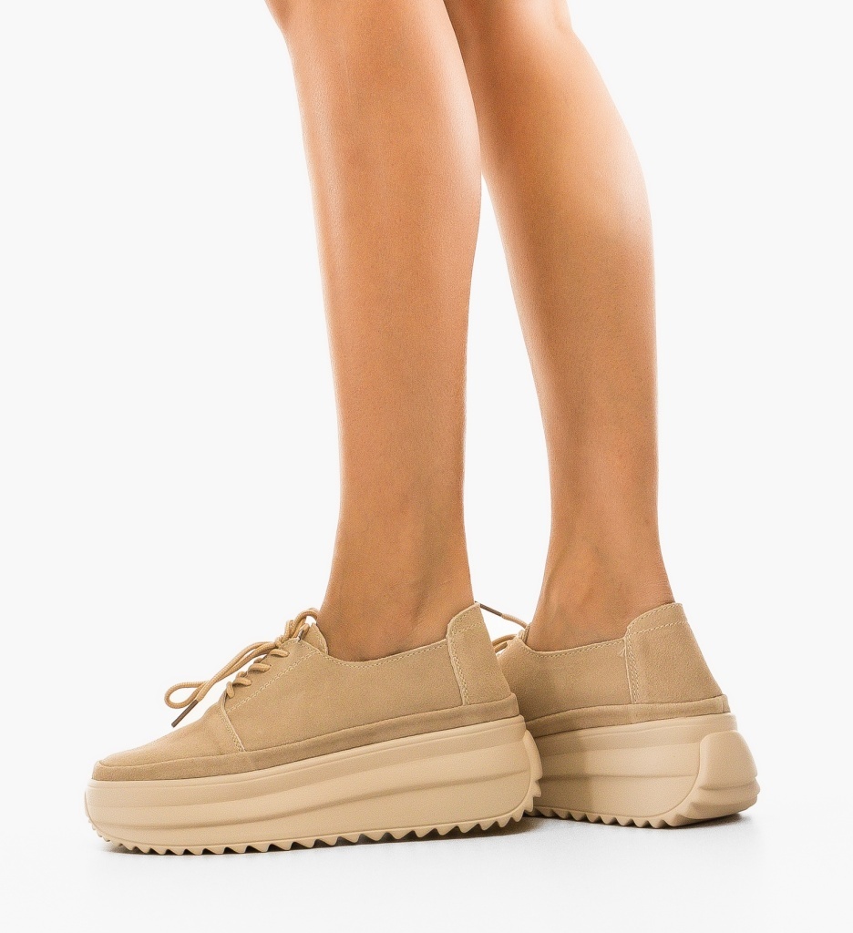 Pantofi Casual Reprale Bej - 3 | YEO