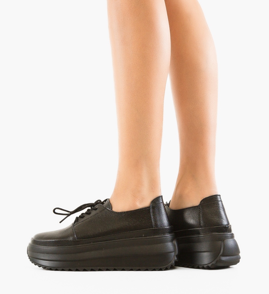 Pantofi Casual Reprale Negri - 1 | YEO