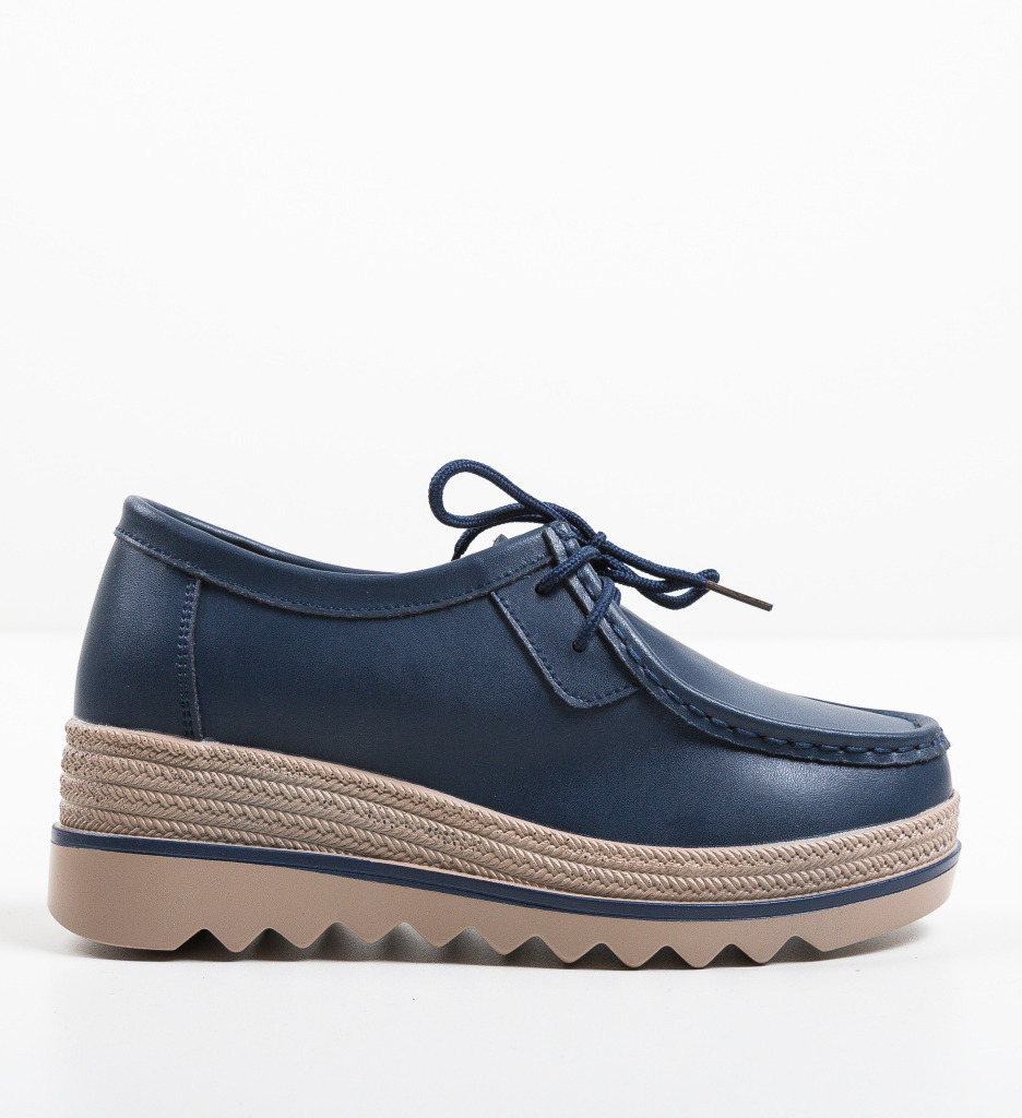 Pantofi Casual Sag Bleumarin - 4 | YEO