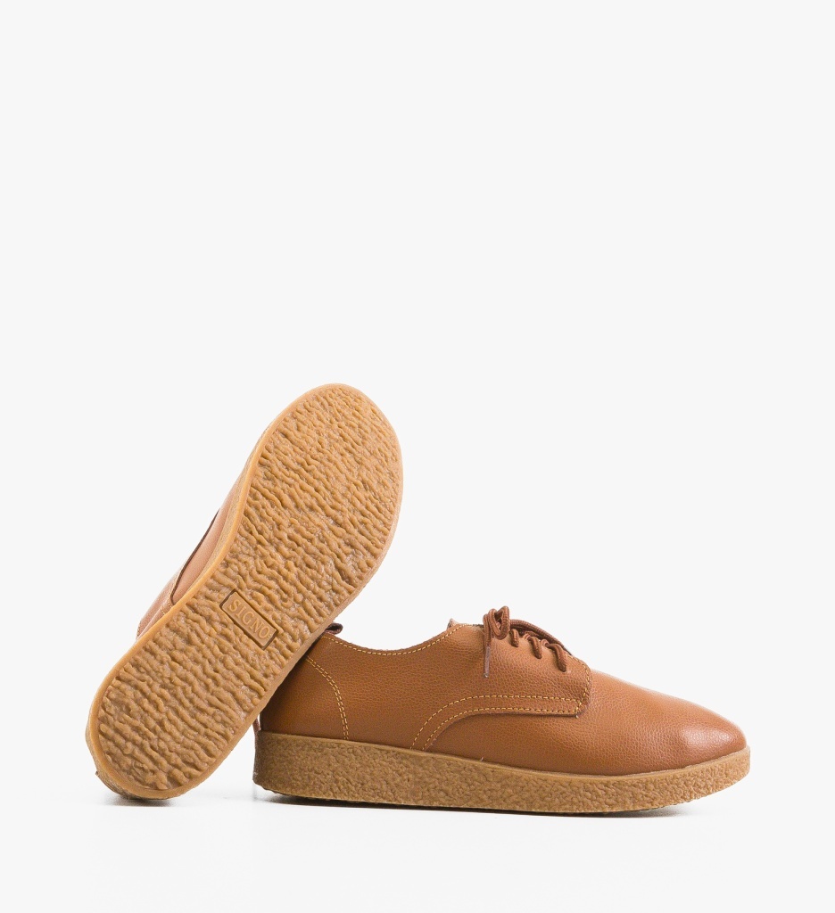 Pantofi Casual Sindre Camel - 4 | YEO
