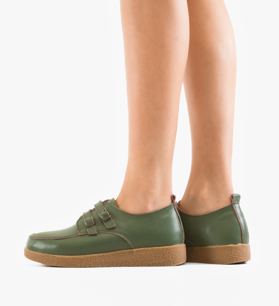 Pantofi Casual Tyche Verzi - 2 | YEO