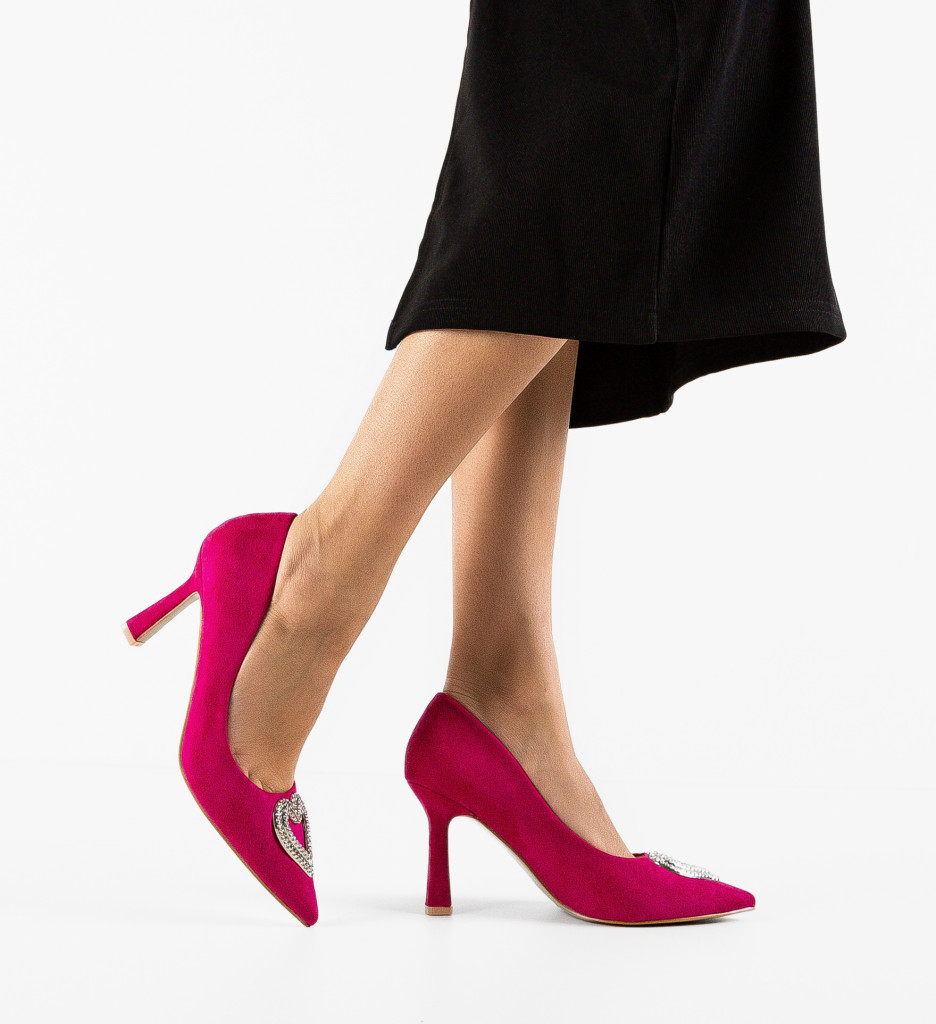 Pantofi cu toc Aquazar Fuchsia