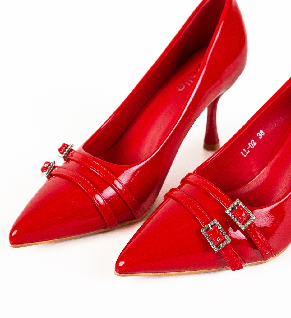 Poze Pantofi dama Carola Rosii depurtat.ro 