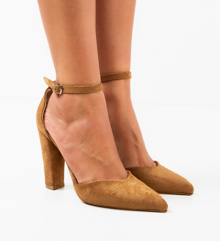 Pantofi dama Gizmo Camel - 1 | YEO