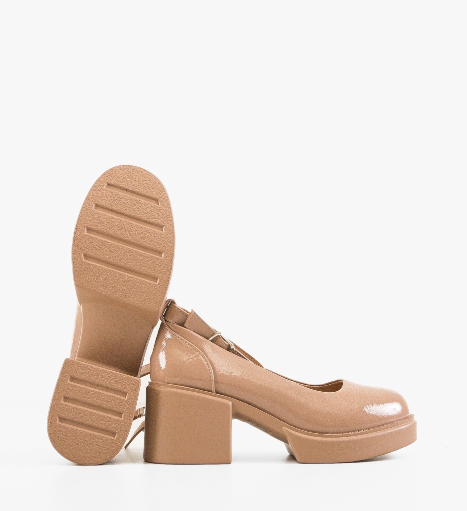 Pantofi dama Grima Bej - 4 | YEO
