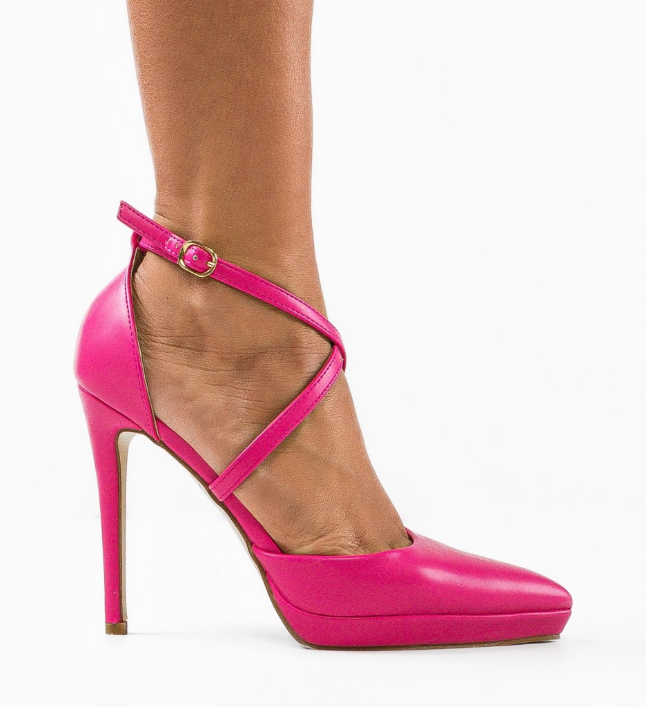 Pantofi dama Horne Fuchsia - 4 | YEO