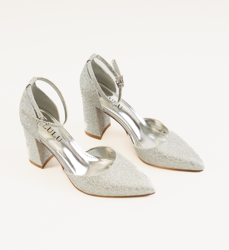Pantofi dama Jana Argintii - 4 | YEO