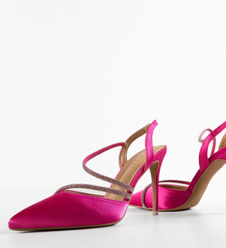 Pantofi dama Khan Fuchsia - 5 | YEO