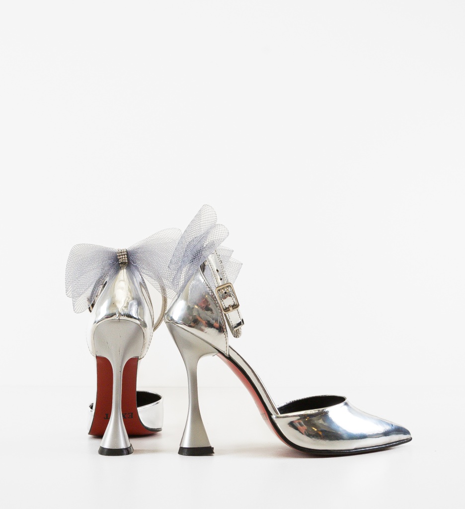 Pantofi dama Kline Argintii - 3 | YEO