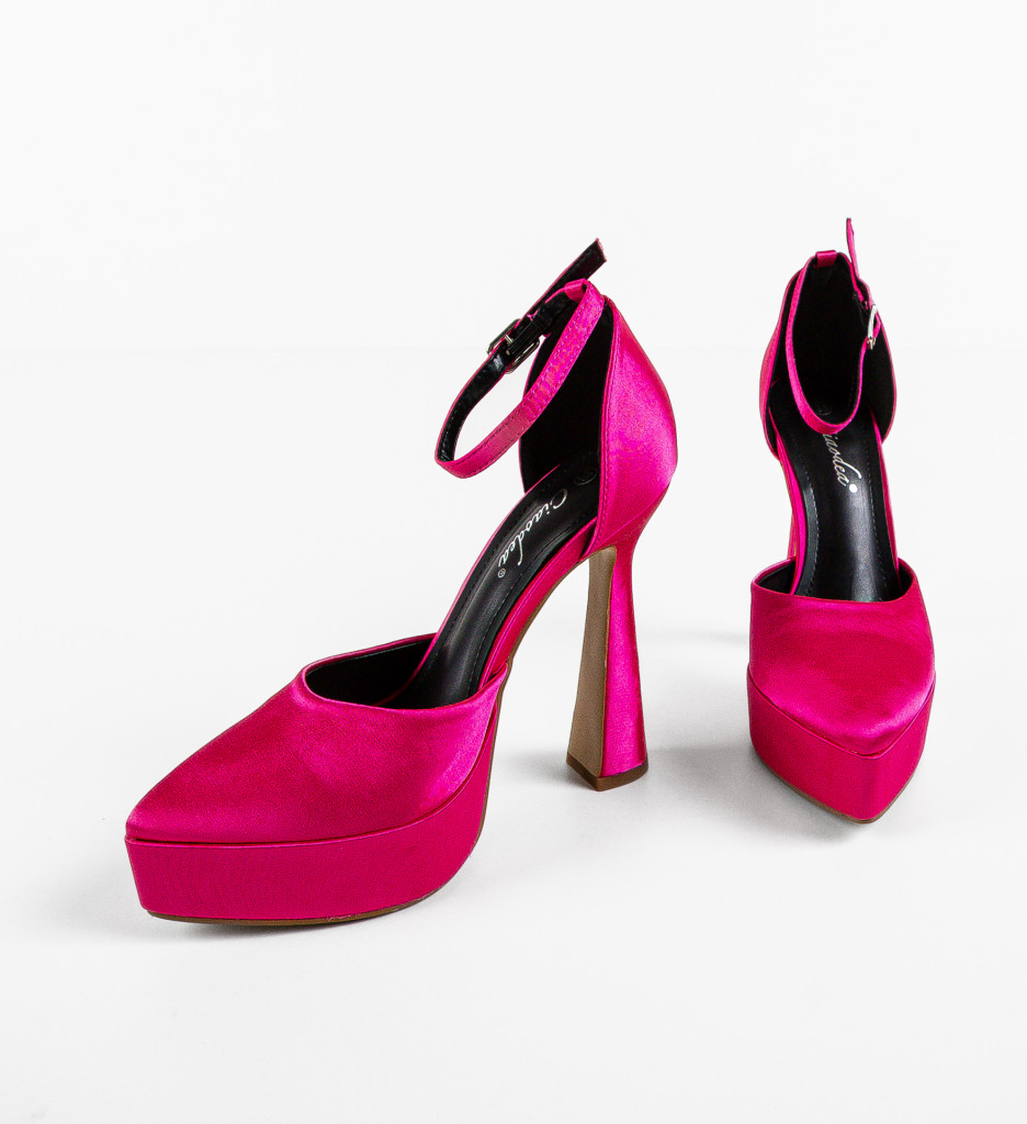 Pantofi dama Kristoffe Fuchsia - 5 | YEO