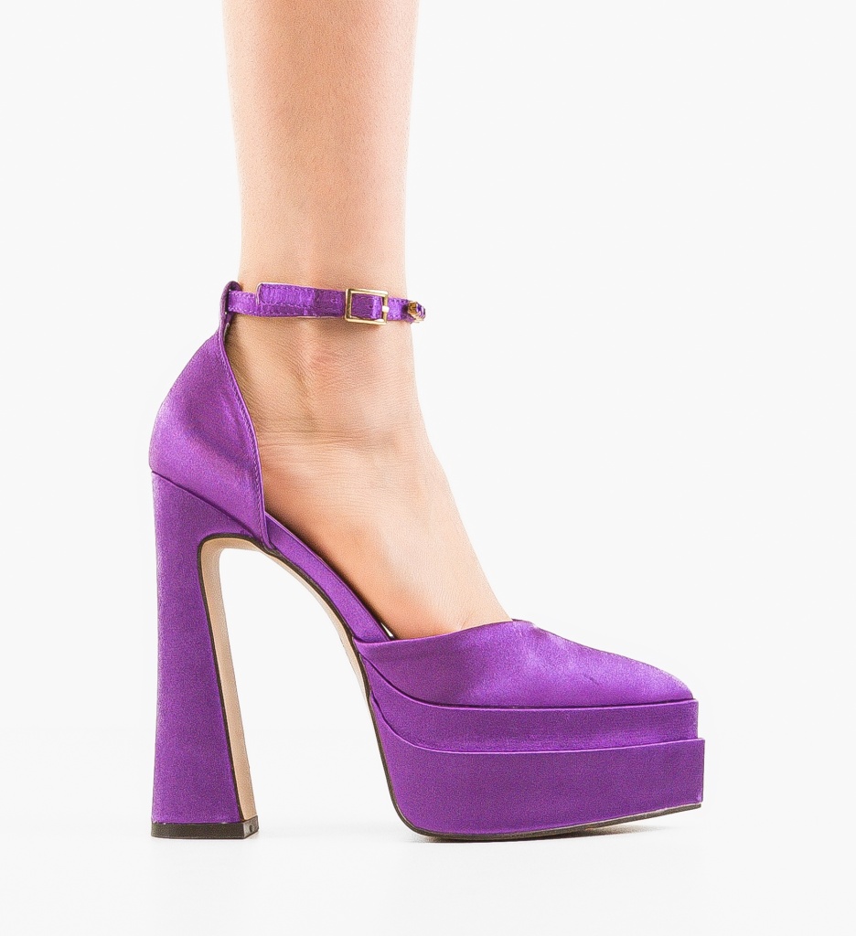 Pantofi dama Lotruc Mov - 4 | YEO