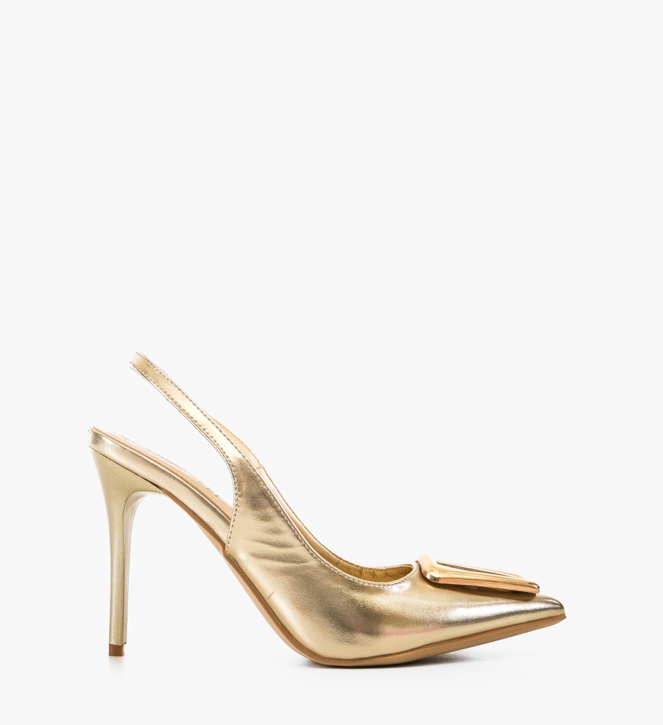 Pantofi dama Malas Aurii - 1 | YEO