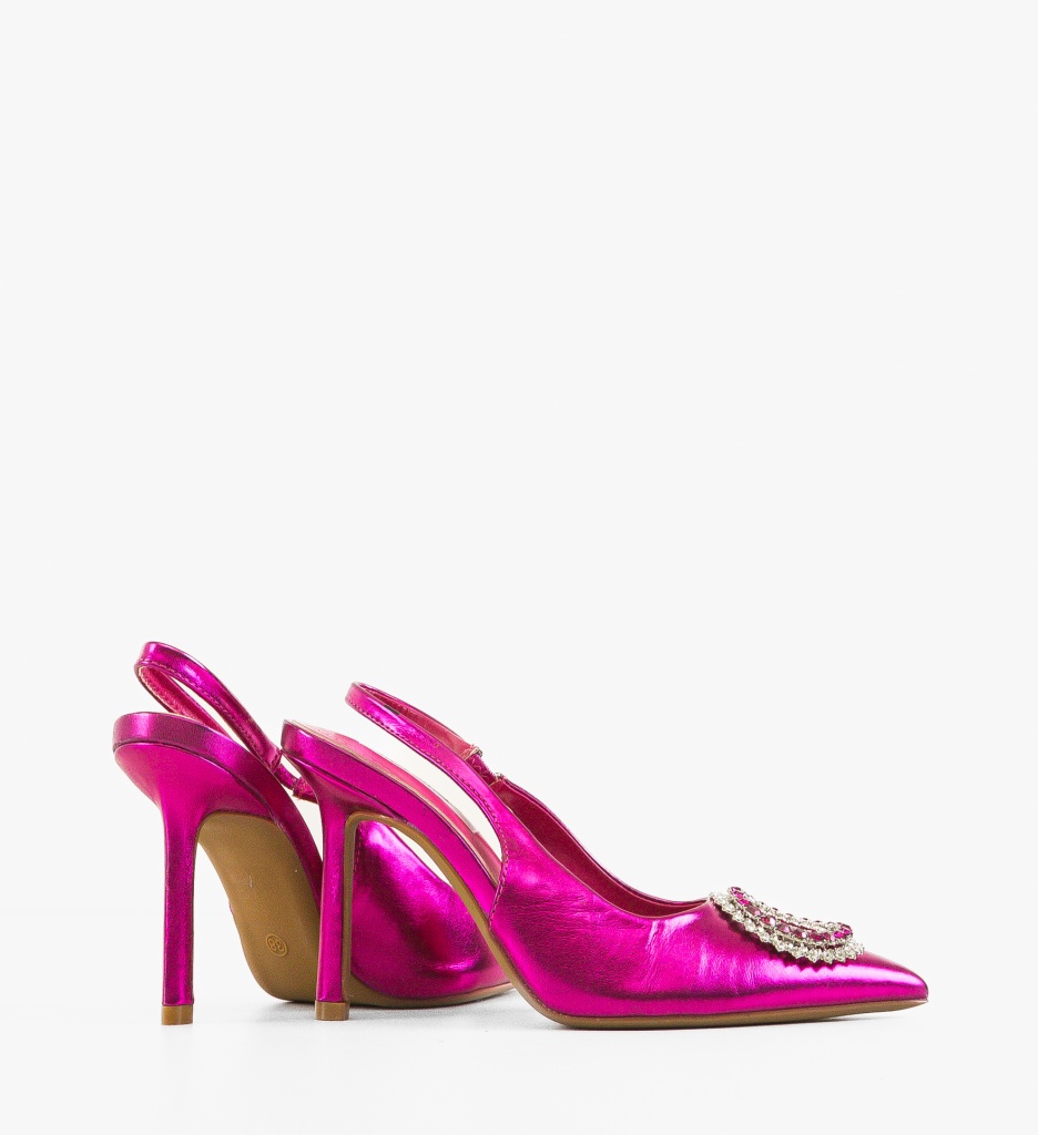 Pantofi dama Monic Fuchsia - 2 | YEO