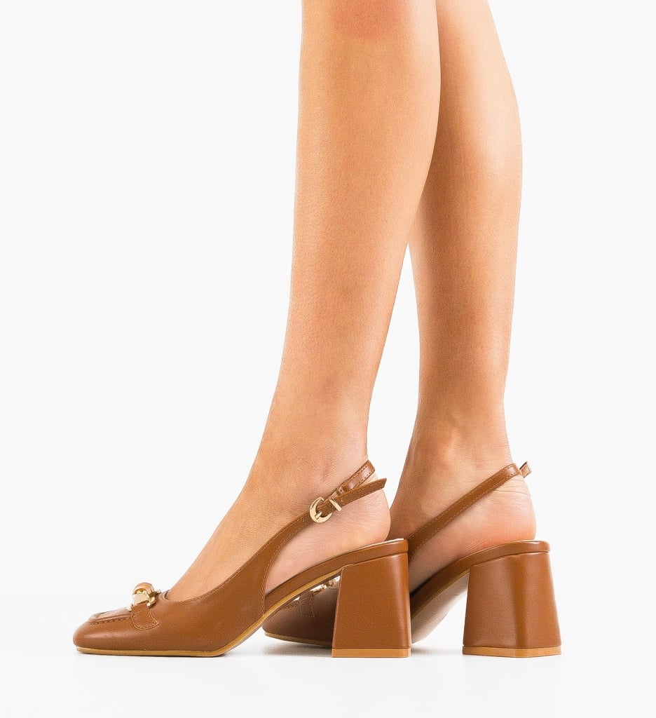 Pantofi dama Nasee Camel - 1 | YEO