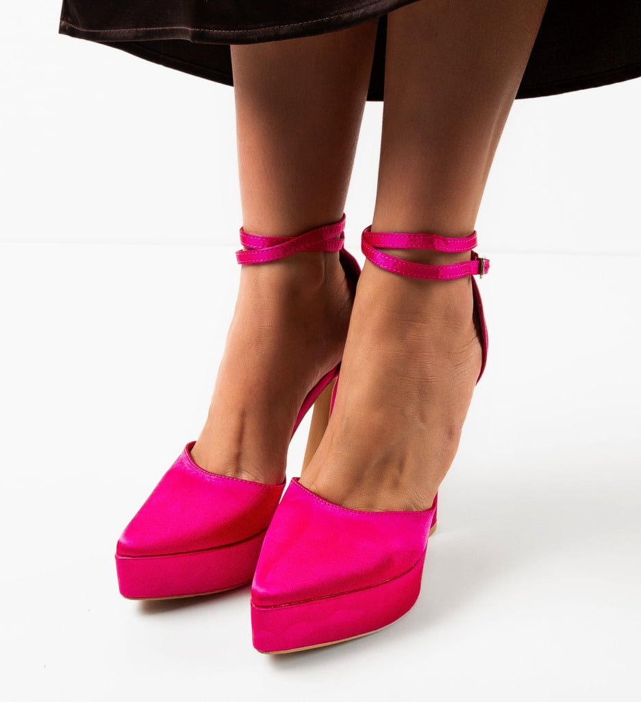 Pantofi dama Phoebe Fuchsia - 3 | YEO