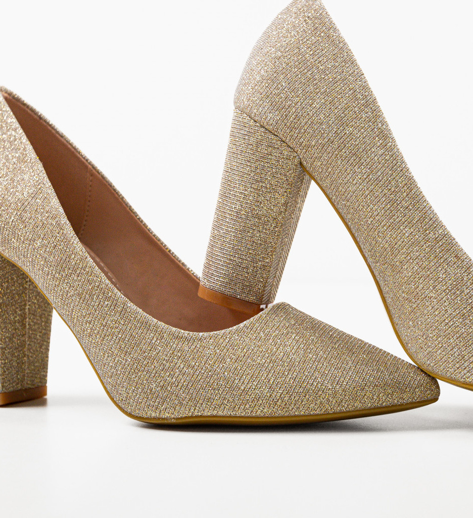 Poze Pantofi dama Potter Aurii depurtat.ro 