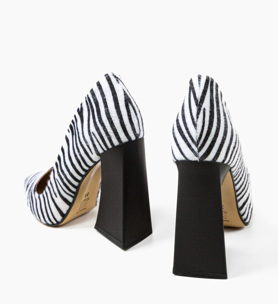 Pantofi dama Samplia Zebra - 5 | YEO