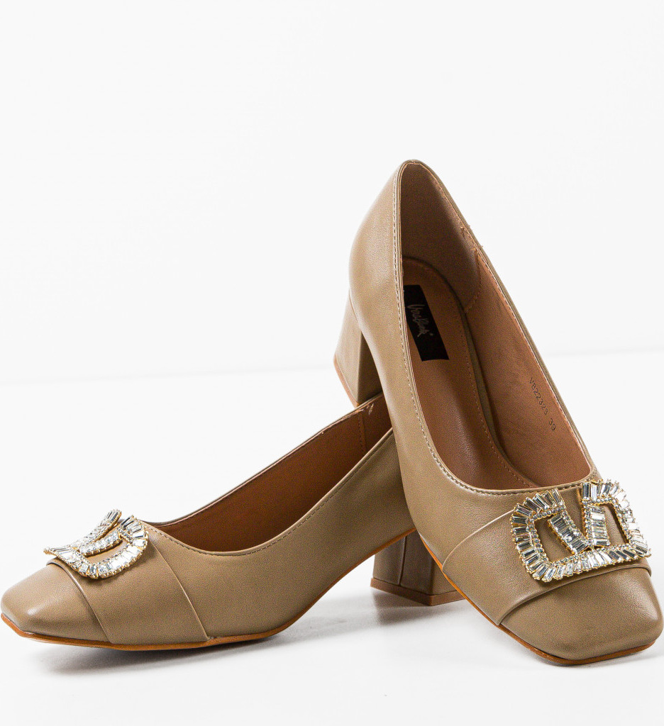 Poze Pantofi dama Strickl Bej depurtat.ro 