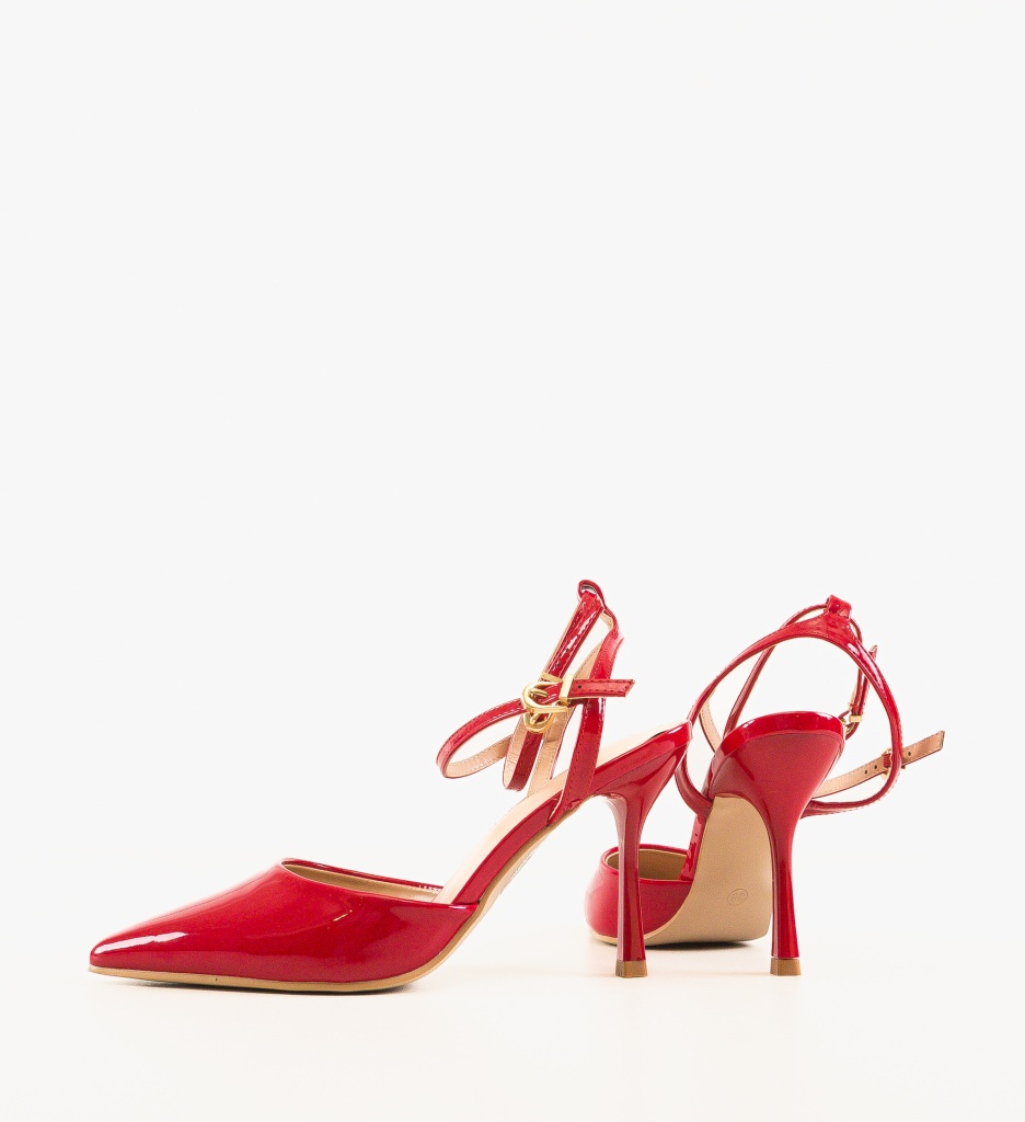 Pantofi dama Sureha Rosii - 3 | YEO