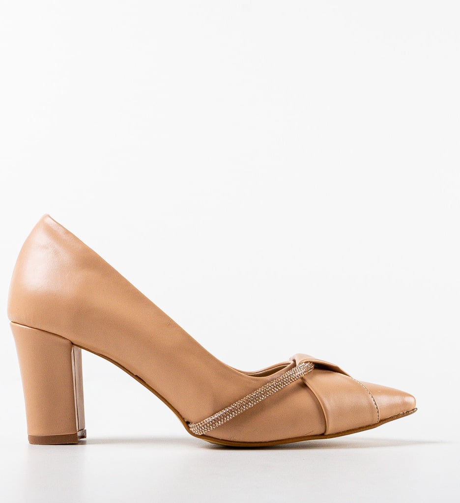 Pantofi dama Urama Nude - 4 | YEO