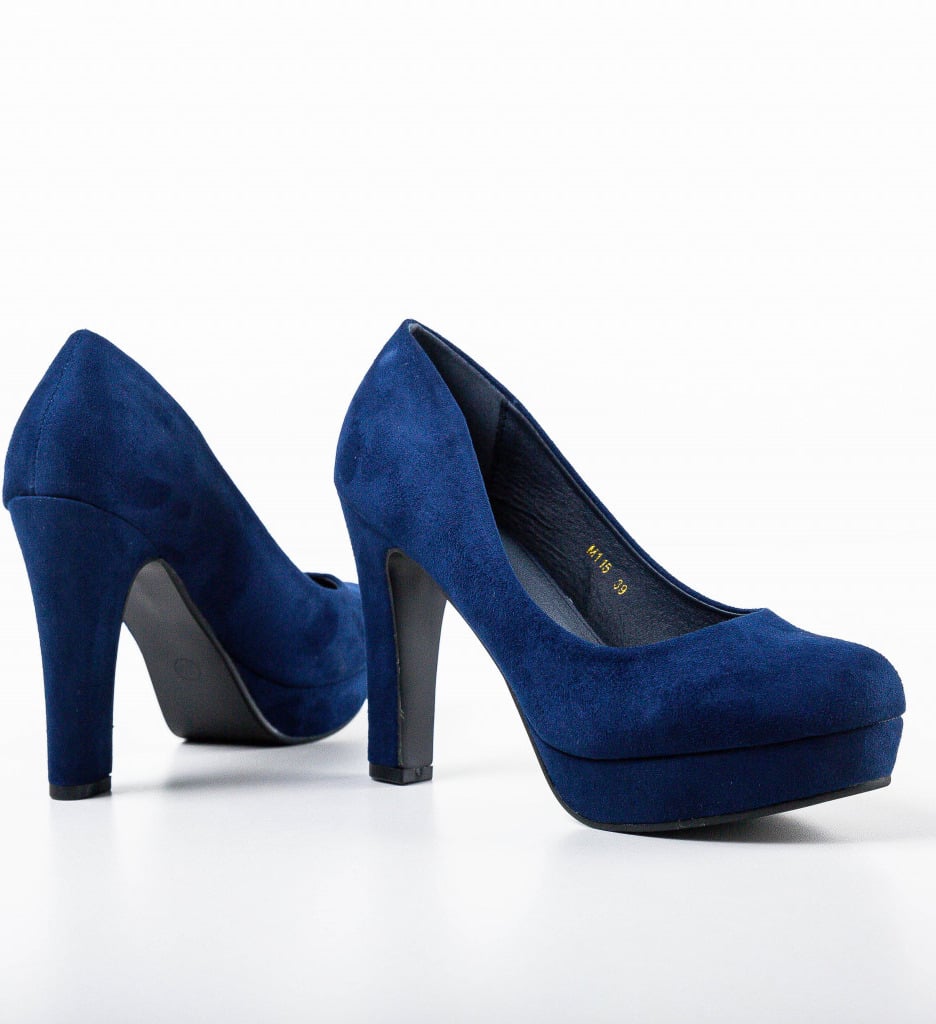 Pantofi Heathe Bleumarin - 5 | YEO