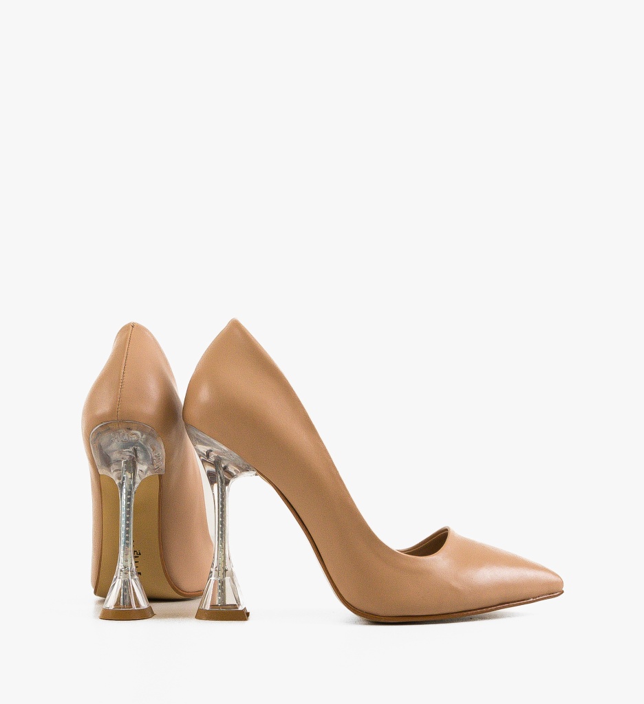 Poze Pantofi stiletto dama Arunca Bej depurtat.ro 