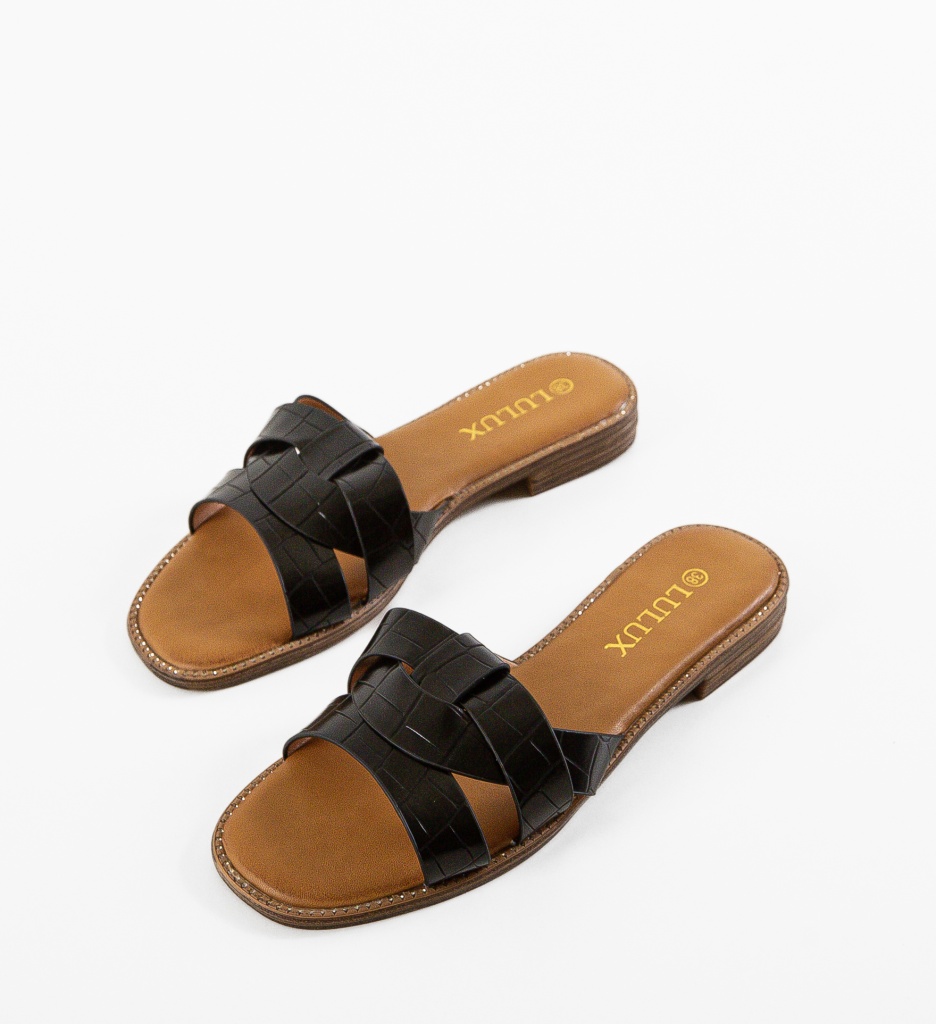 Poze Papuci dama Froo Negri depurtat.ro 