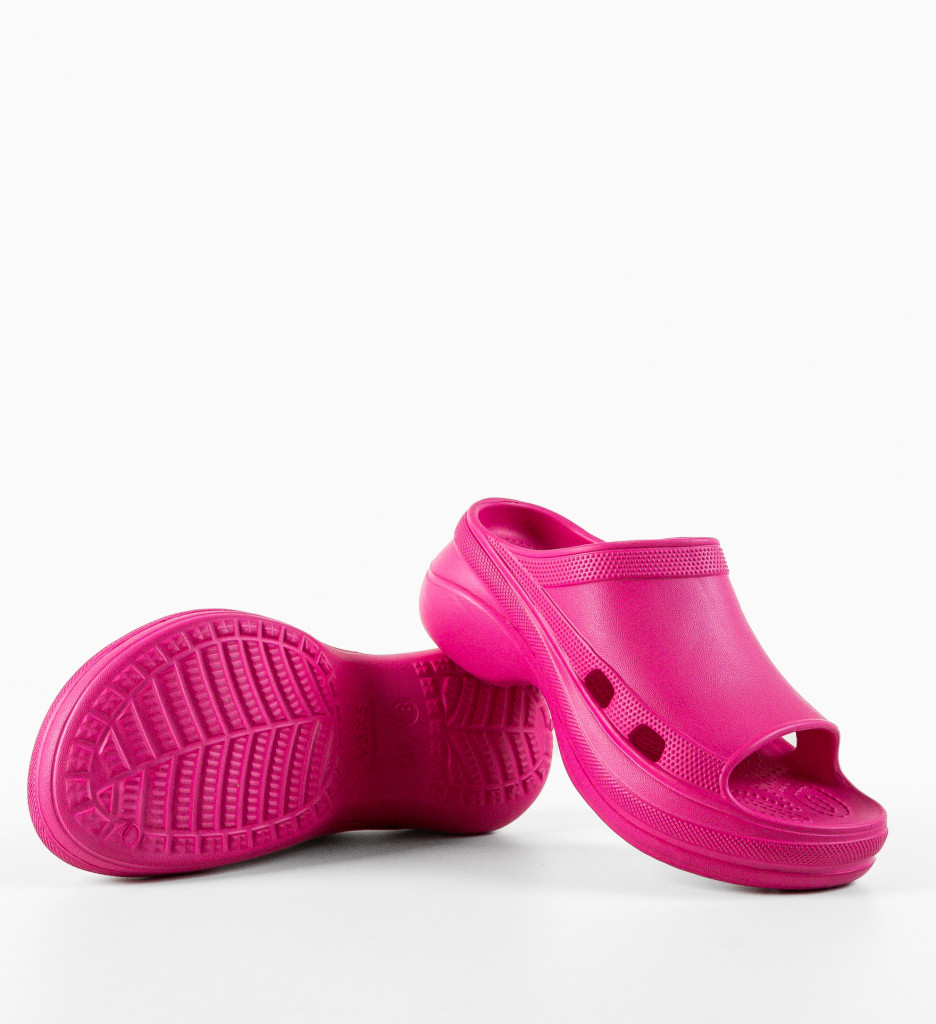 Poze Papuci dama Lin Fuchsia DePurtat