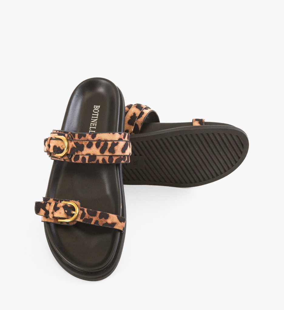 Papuci dama Meka Print - 4 | YEO