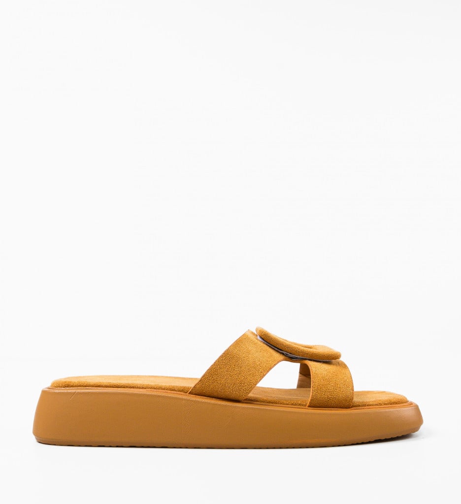 Papuci dama Merlin Camel - 3 | YEO