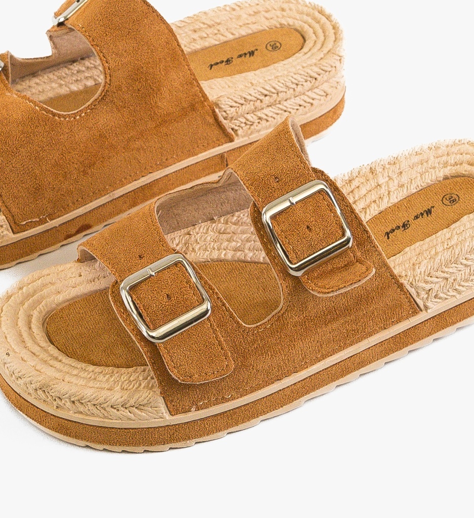 Papuci dama Roshun Camel - 4 | YEO