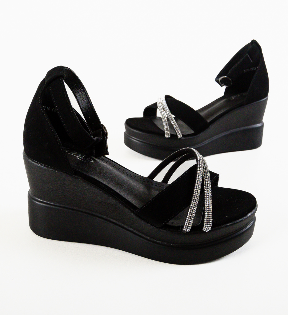 Platforme dama Abril Negre - 5 | YEO