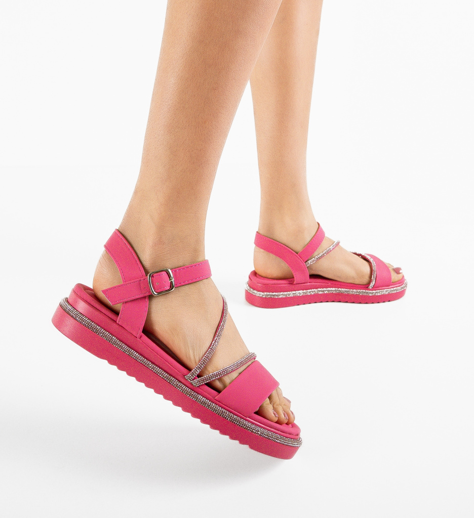 Platforme dama Jala Fuchsia - 3 | YEO