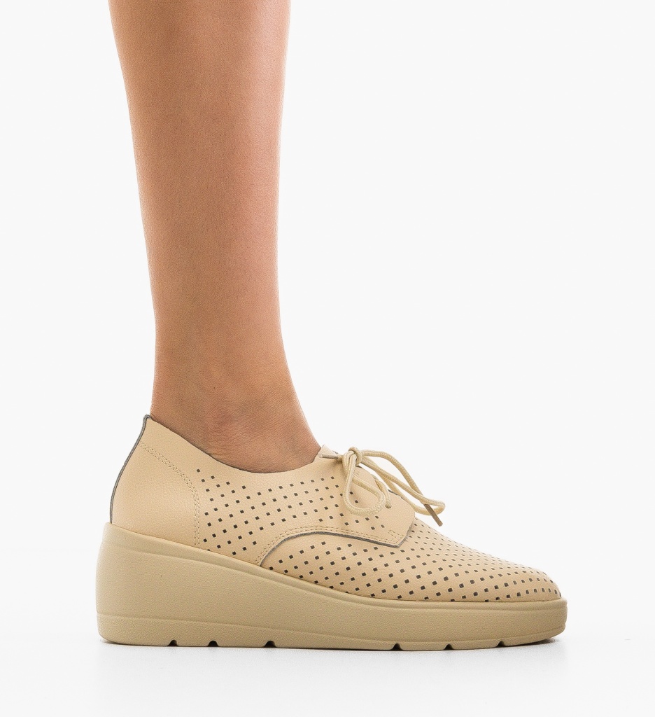 Platforme dama Mersonk Bej - 5 | YEO
