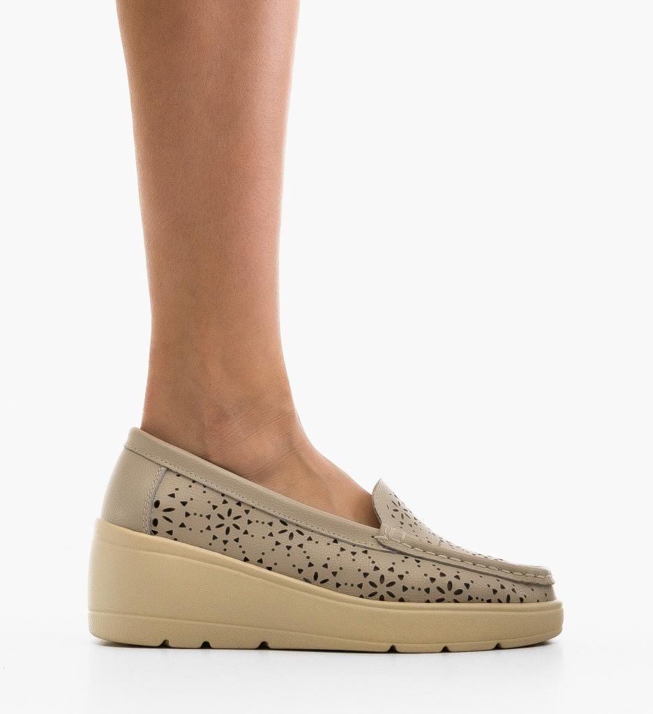 Platforme dama Myzy Gri - 5 | YEO
