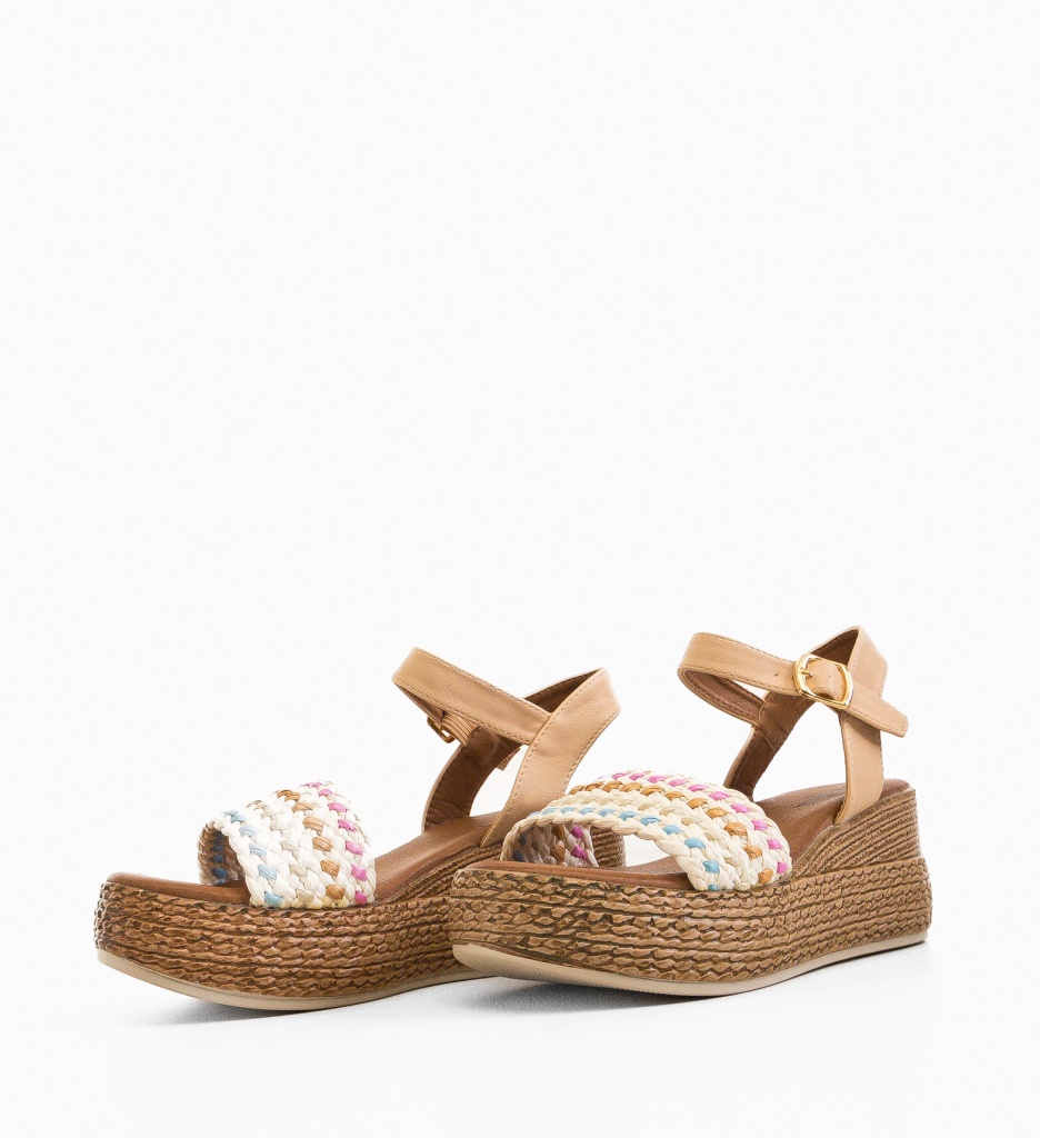 Platforme dama Ruldand Bej - 4 | YEO