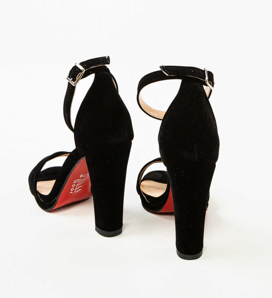 Poze Sandale cu toc Ardes Negre 3 depurtat.ro 