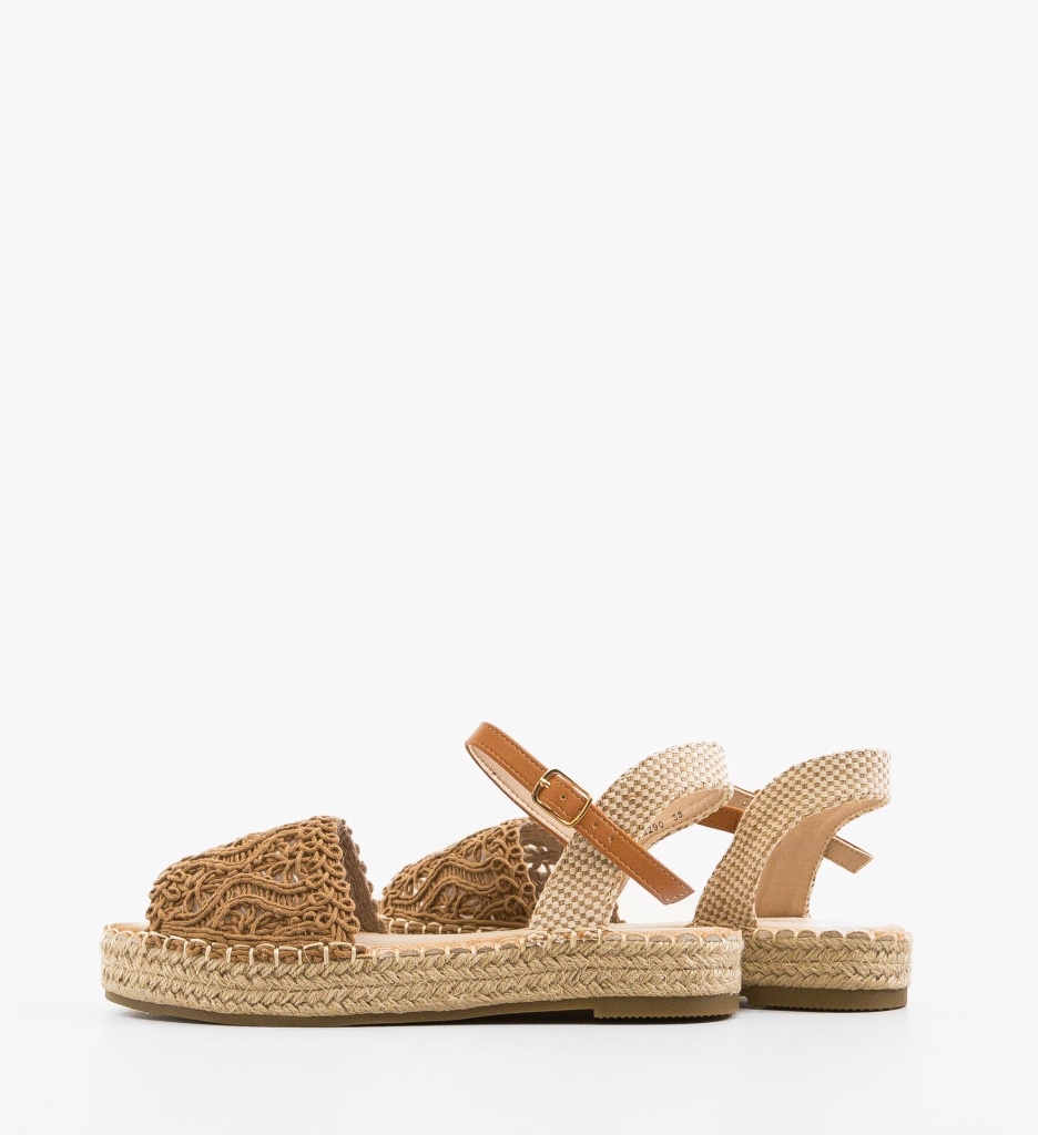 Sandale dama Aliya Khaki - 4 | YEO