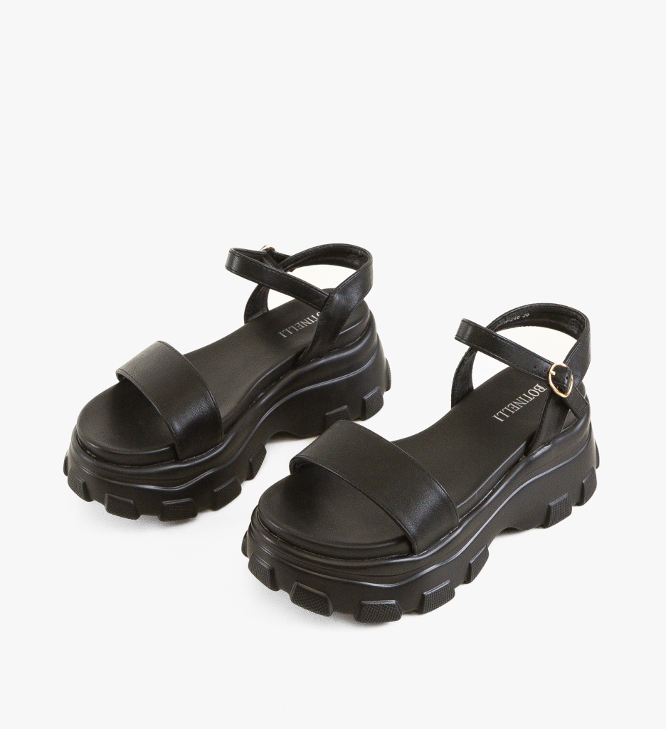 Sandale dama Aviv Negre - 4 | YEO