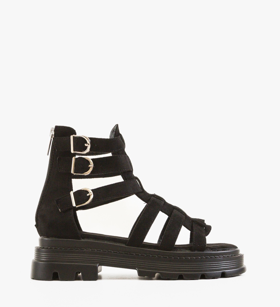 Sandale dama Borhay Negre - 5 | YEO