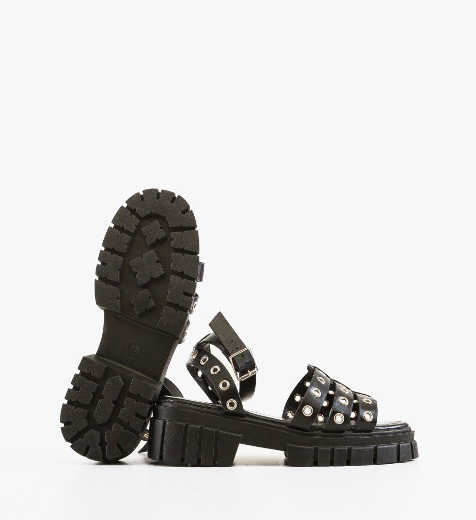 Sandale dama Bruce Negre - 2 | YEO