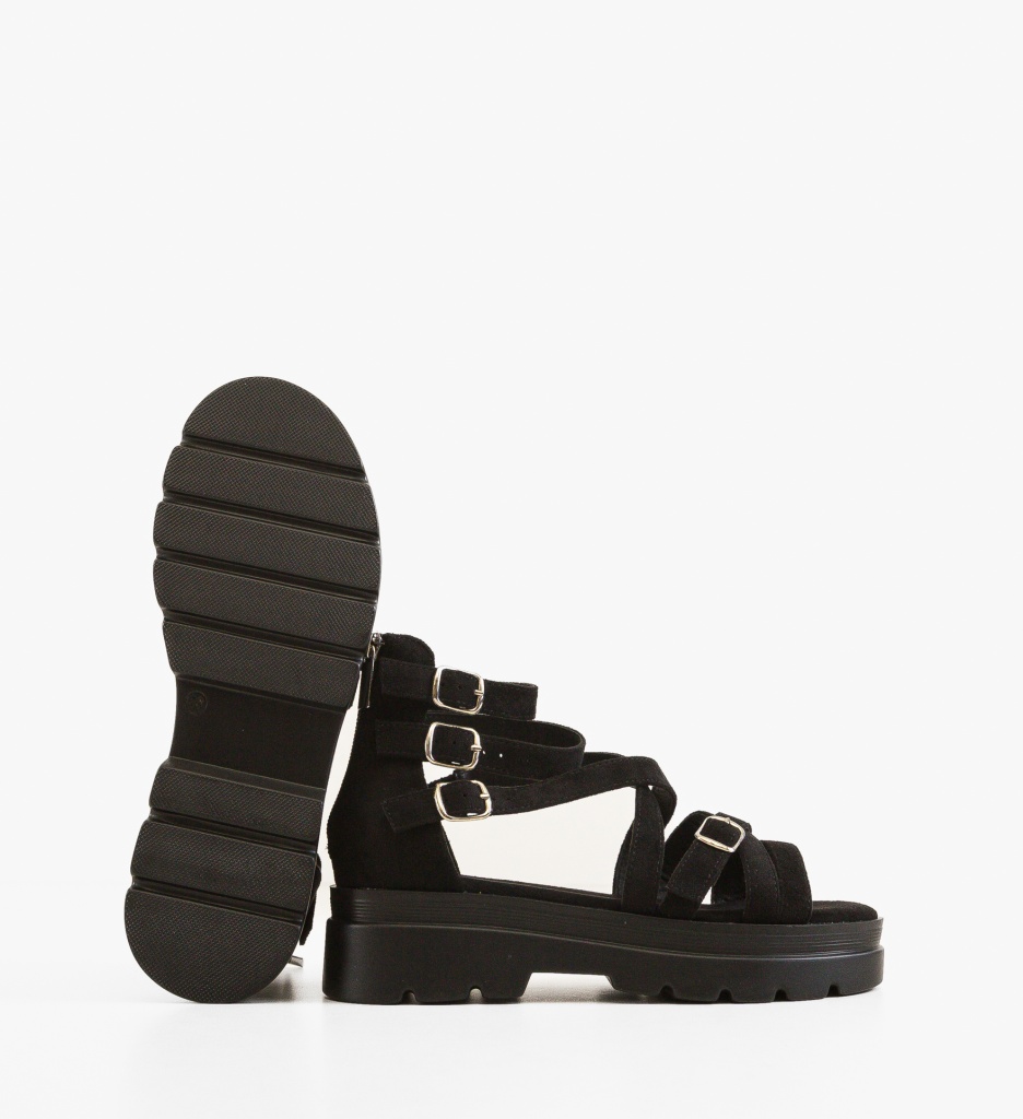 Sandale dama Dobre Negre - 2 | YEO