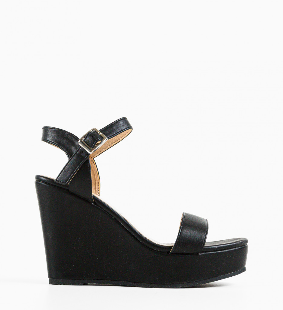 Sandale dama Fowle Negre - 4 | YEO